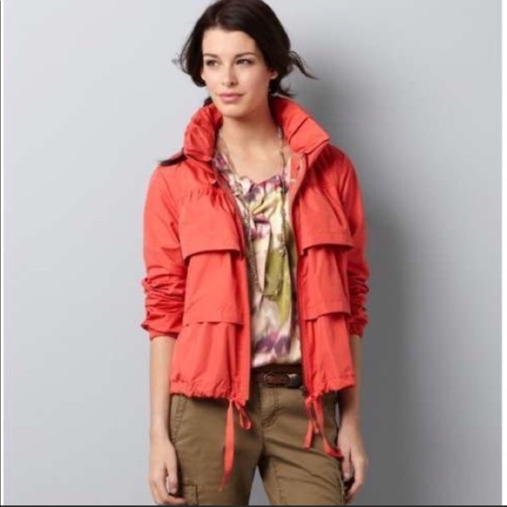 Ann Taylor LOFT Windbreaker Jacket raincoat XS